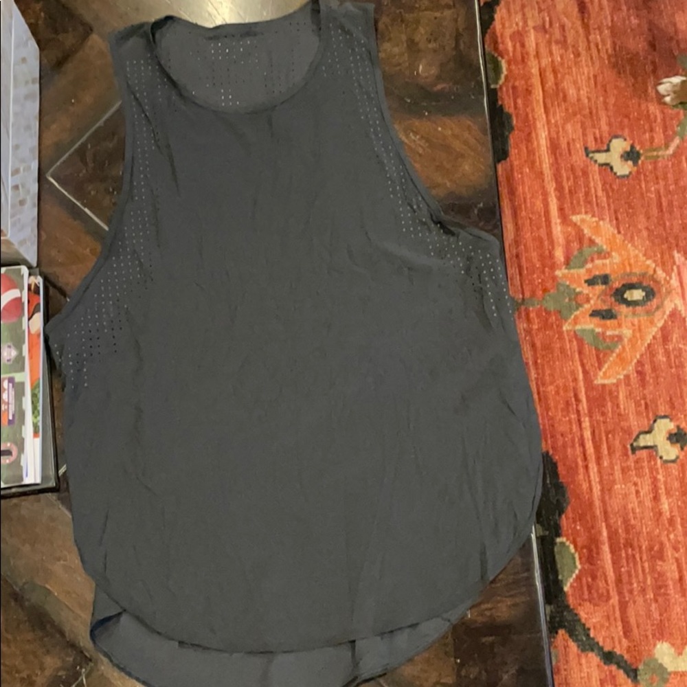 Dark grey lululemon tank top